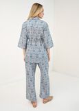 Brady printed drawstring blouse CELESTE FIORDALISO Woman image number 3