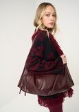 Bayk zip pocket hobo bag ROSSO BORDEAUXNERO Woman image number 1