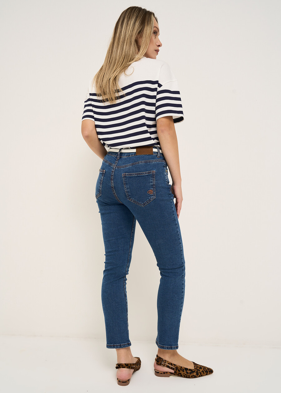 Kate 5-pocket slim denim DENIM DARK DENIMDENIM MEDIUM DENIM Woman , image number 4