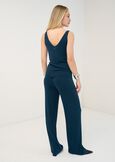 Pony lurex trousers AZZURO AZZURRO Woman image number 4