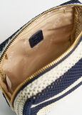 Bondy striped mesh beauty bag MARRONEBLU BLUE Woman image number 2