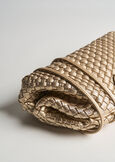 Brassina metallic leather pochette GOLD Woman image number 4