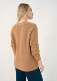 Margot V-neck knit top MARRONEBLU Woman image number 4