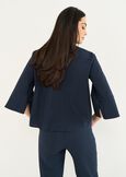 Cely short cotton shirt VERDEBLU Woman image number 4