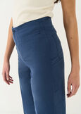 Paok wide-leg cotton trousers BLU AVION Woman image number 4