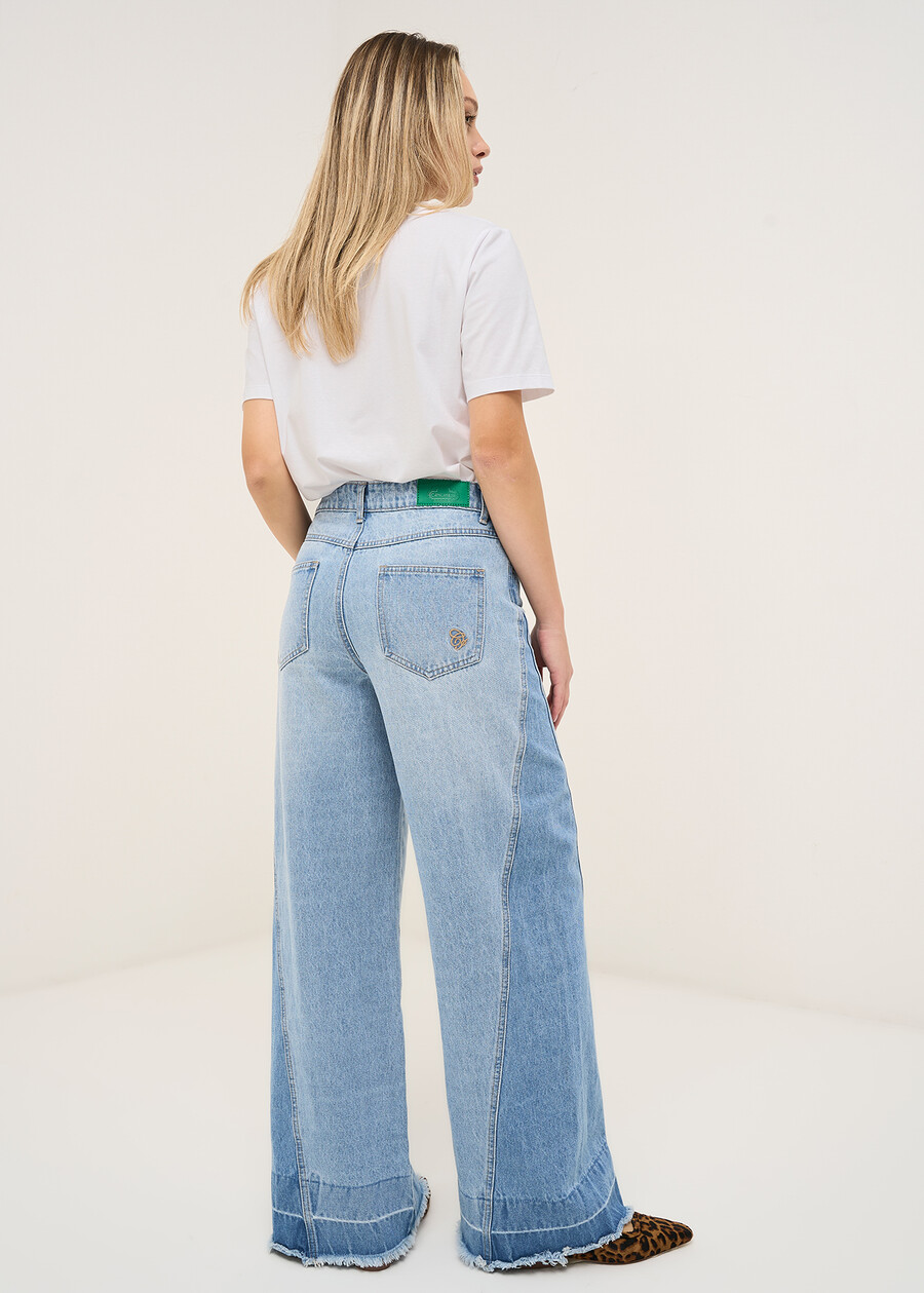 Degan wide Vintage jeans DENIM Woman , image number 5