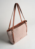 Bely woven print shopping bag MARRONE PIGNA Woman image number 2
