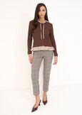 Criss layered-effect cardigan MARRONEBLU Woman image number 4