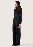 Giorgia technical fabric trousers NERO BLACKBEIGE GESSOBLU Woman image number 2