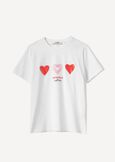 Sonney I Love cotton T-shirt BIANCO WHITE Woman image number 5