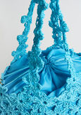 Bluey floral crochet shopping bag BLUBEIGE LIGHT BEIGE Woman image number 2