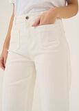 Daffy wide-leg denim trousers BIANCO WHITEBLU Woman image number 3