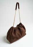 Bayl faux-suede slouchy bag MARRONE Woman image number 2