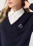 Fabiola double-layer sweatshirt BLU Woman image number 2