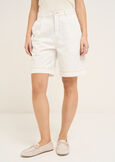 Birond light denim bermuda DENIM DARK DENIMBIANCO WHITE Woman image number 3