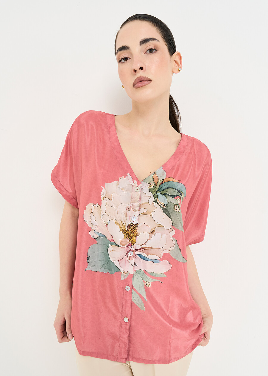 Bonnie floral print blouse ROSA Woman , image number 1