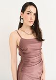 Adam ruched long dress VIOLA Woman image number 2