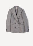 Ginevra peak lapel jacket GRIGIO GREY Woman image number 6