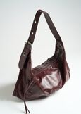 Bayk zip pocket hobo bag ROSSO BORDEAUXNERO Woman image number 2