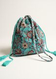 Baylor velvet bucket bag AZZURO AZZURRO Woman image number 2