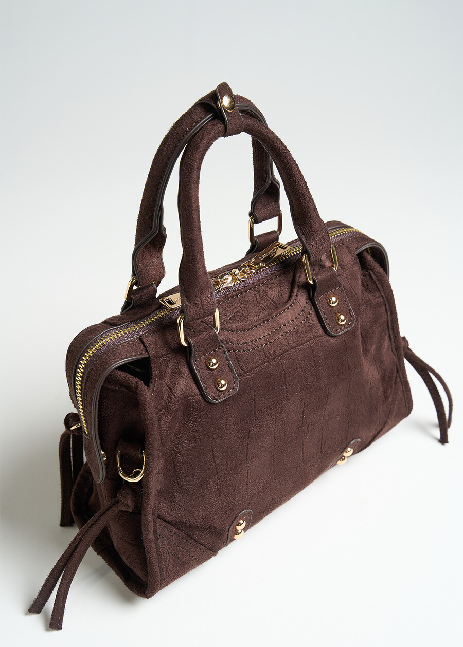 Baku  embossed croc handbag MARRONE Woman , image number 1