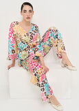 Giorgia animalier trousers BEIGE Woman image number 1