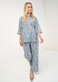 Brady printed drawstring blouse CELESTE FIORDALISO Woman image number 4