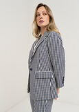 Giada single-breasted check jacket BLWHC Woman image number 2