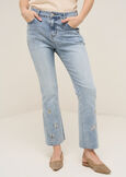 Dixos embroidery and sequins jeans DENIM MEDIUM DENIM Woman image number 3