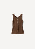 Togo honeycomb top BEIGE SABBIA Woman image number 5