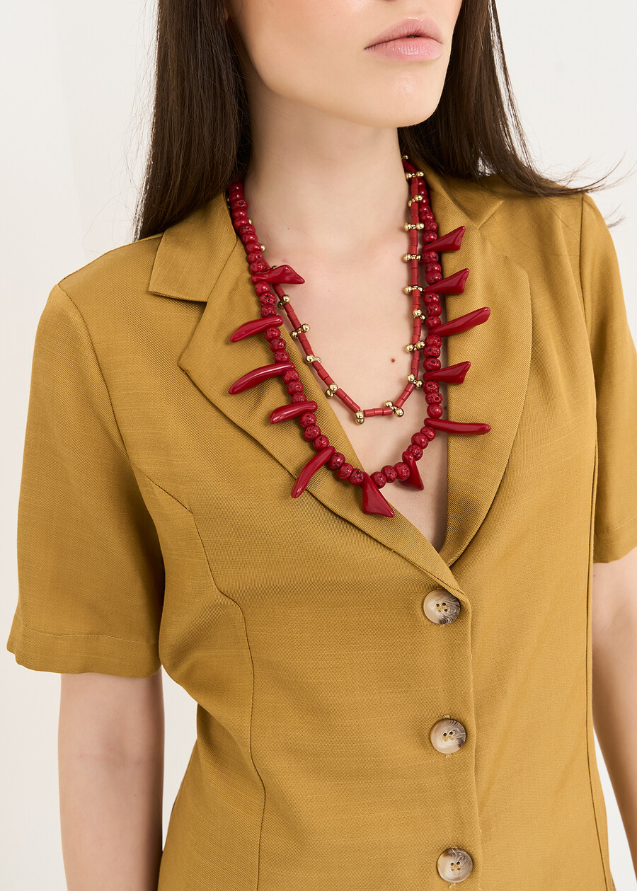 Camila Laboratory shirt MARRONE Woman , image number 3