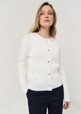 Charil cardigan with strass BIANCO WHITE Woman image number 1