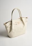 Beatrice deer print shopping bag ROSABIANCO WHITE Woman image number 1