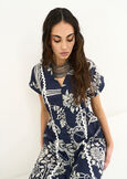 Agadir midi dress in printed cotton BLU Woman image number 2