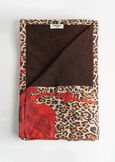 Tessa animalier and floral beach towel ROSSO Woman image number 2