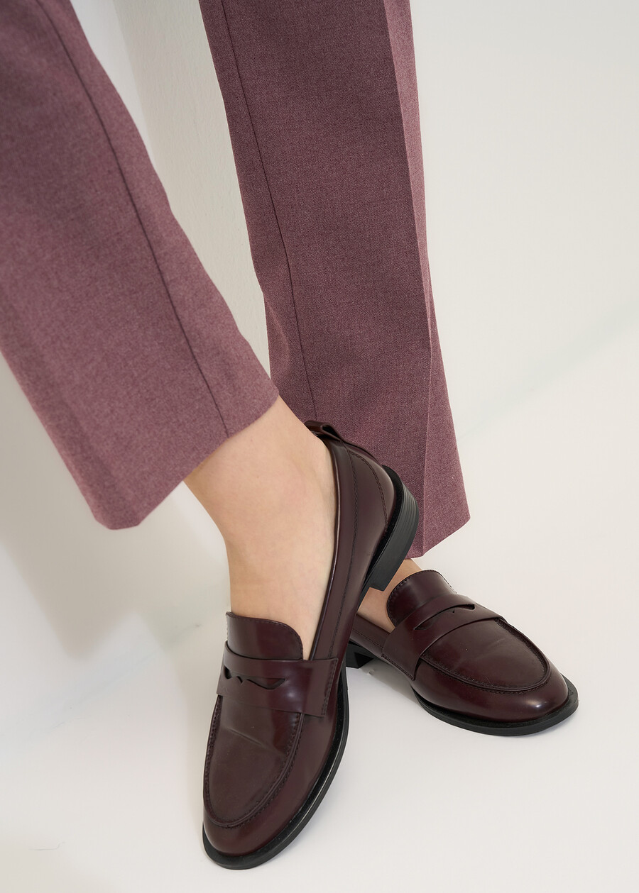 Semm faux leather loafers ROSSO BORDEAUX Woman , image number 1