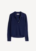Margaret knit polo with faux vest BEIGE LATTEBLU Woman image number 5