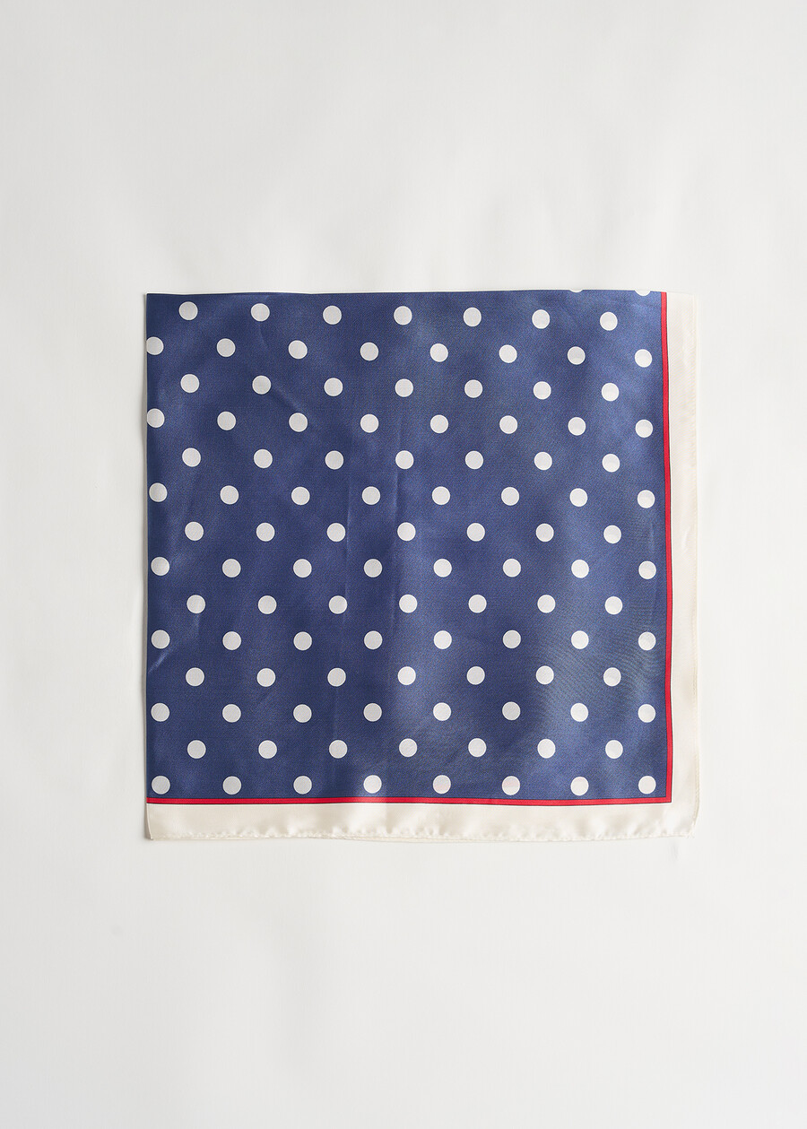 Smeralda polka dot foulard ROSSO Woman , image number 2