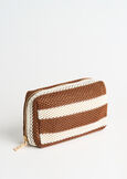 Bondy striped mesh beauty bag MARRONEBLU BLUE Woman image number 1