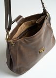 Blond real leather shoulder bag MARRONE Woman image number 3