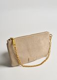 Tonga pochette with chain detail BEIGE Woman image number 1