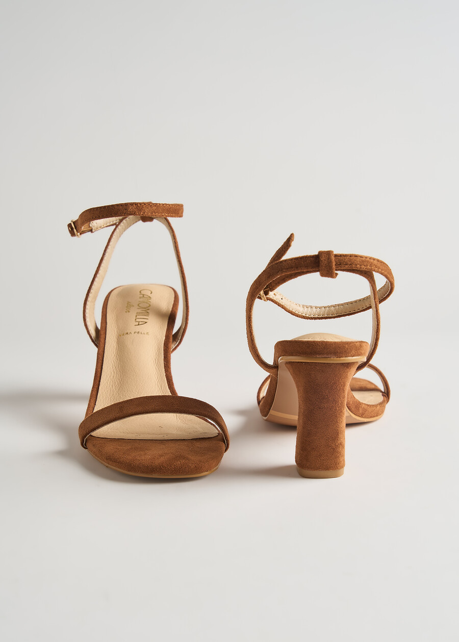 Soemi medium heel sandals MARRONE Woman , image number 4