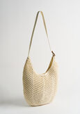 Blissy crochet bucket bag BEIGE LATTE Woman image number 1