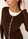 Mia 2-in-1 top with faux twin-set MARRONE Woman image number 2