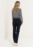 Pablos slim cotton trousers BLU Woman image number 3
