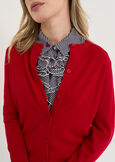 Clio crew neck cardigan ARANCIONEROSSO Woman image number 2