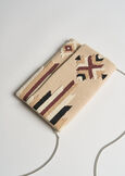 Blaika canvas pochette beads BEIGE LIGHT BEIGE Woman image number 3