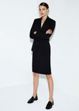 Gladys technical fabric skirt NERO BLACKBEIGE GESSOBLU Woman image number 1