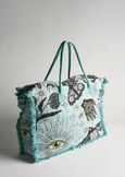 Blange quilted fringed bag VERDE Woman image number 3