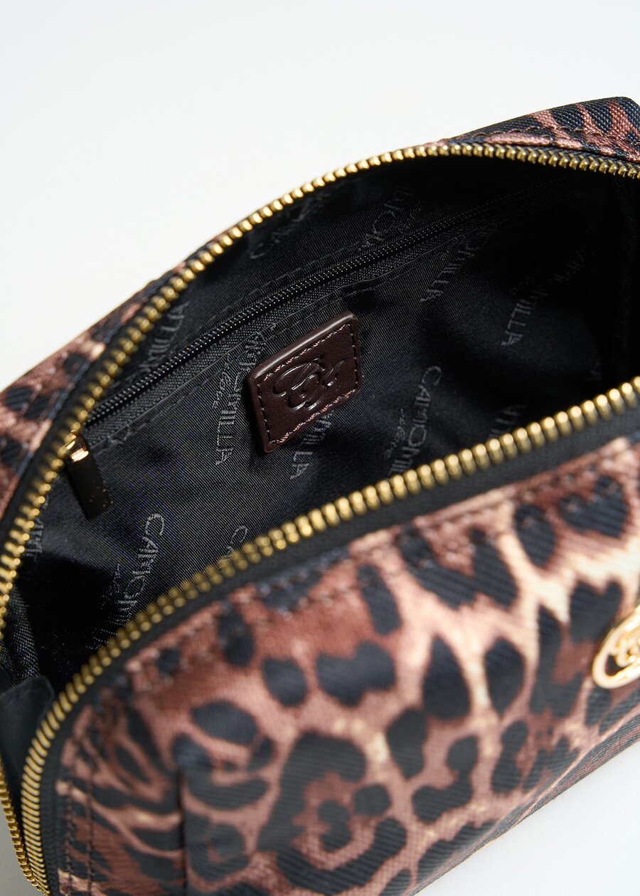 Bondy A animalier beauty case MARRONE Woman , image number 3